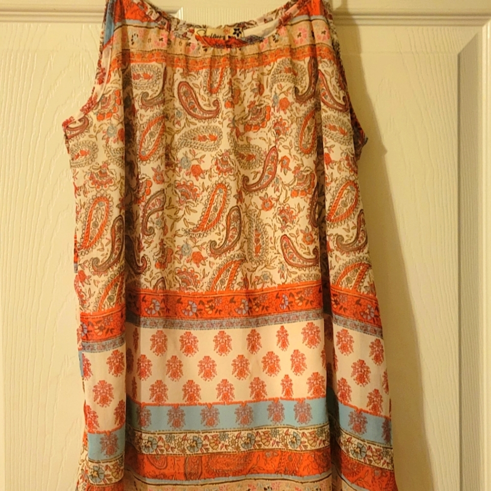 Paisley tank top